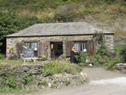 Gallery at Boscastle, Cornwall Wallpaper