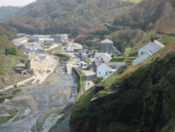 Boscastle Village, Cornwall Wallpaper