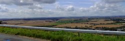 The view from the top of Bolsover looking across Derbyshire Wallpaper