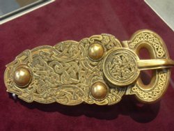 Buckle from burial, Sutton Hoo, Woodbridge, Suffolk Wallpaper