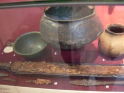 Cooking pots from burial, Sutton Hoo, Woodbridge, Suffolk Wallpaper