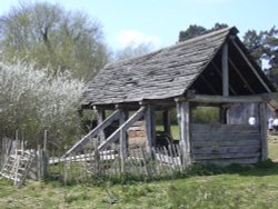 The craft house at West Stow Country Park, West Stow, Suffolk Wallpaper