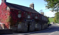 The Bridge Inn Public House at Curbar, Derbyshire