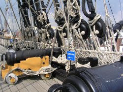 On HMS Victory's deck, Portsmouth, Hampshire Wallpaper