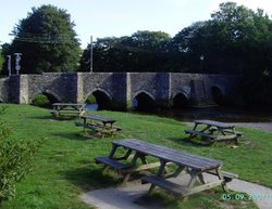 Historic Bridge at Lostwithiel, Cornwall Wallpaper