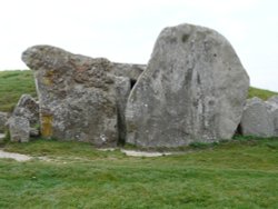 West Kennet Long Barrow,  near Silbury Hill Wallpaper