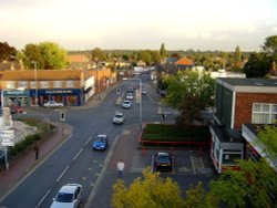 Looking down on Beeston, Nottinghamshire Wallpaper