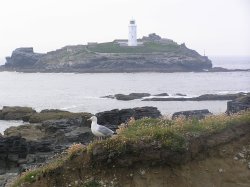 Godrevy Lighthouse, Cornwall Wallpaper