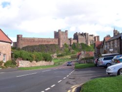 Main street through Bamburgh Wallpaper