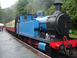 Steam Train, Haverthwaite, Cumbria Wallpaper