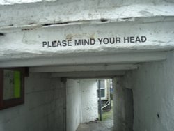 A narrow passageway in Ambleside, Cumbria Wallpaper