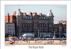 The Royal Hotel on Weymouth Seafront, Dorset Wallpaper