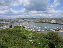 Newhaven Harbour, Sussex Wallpaper