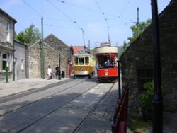 Tramway Village Terminus, Crich, Derbyshire Wallpaper