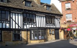 Sherborne street scene, Dorset Wallpaper