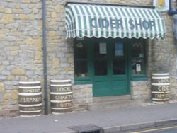 Cider shop in Cheddar, Somerset Wallpaper