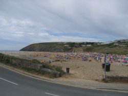 Mawgan Porth Beach, Cornwall Wallpaper