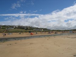 Mawgan Porth Beach, Cornwall Wallpaper