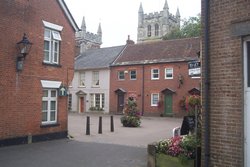 The Corn Market, Wimborne Minster, Dorset 2007 Wallpaper