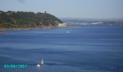 A view and a fort, Cawsand, Cornwall Wallpaper