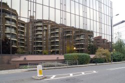 Glass Facade, Blythe Road, Kensington, Greater London Wallpaper