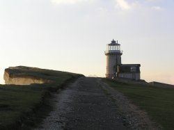 Belle Tout lighthouse on the cliff top at Birling Gap Wallpaper