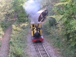 Steam train Polar Bear at Amberley, West Sussex Wallpaper