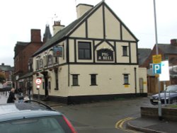 The Pig and Bell at Rugeley in Staffordshire Wallpaper