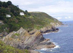 Coastline around Polperro Wallpaper