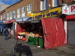 Harrow Road Shops Wallpaper