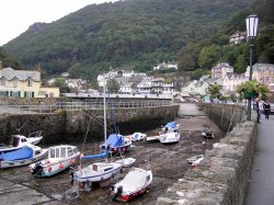 Lynmouth Harbour, Devon Wallpaper