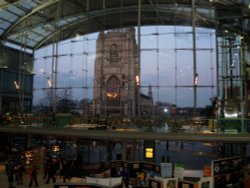 From Inside - Out, The Forum Building, Norwich Wallpaper