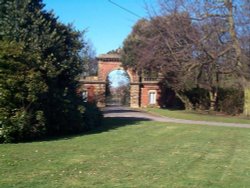 Lytham Hall - the gates Wallpaper