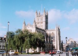 Bath Abbey, Bath, Somerset Wallpaper