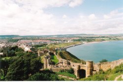 Views across the Castle Walls over Scarborough