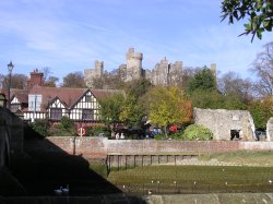 Arundel Castle in Background Wallpaper