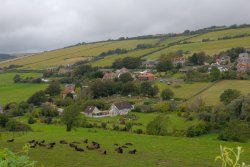 Countryside near Carisbrooke Castle IOW Wallpaper