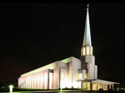 LDS Preston Temple near Chorley Wallpaper