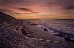 Sunrise,Milford on Sea Wallpaper