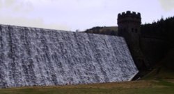 The Dam, Derwent Reservoir, Castleton, Derbyshire Wallpaper