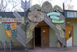 Visitor Centre at Sherwood Forest, Mansfield, Nottinghamshire Wallpaper