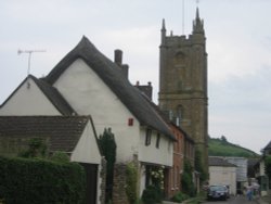 Cerne Abbas village, Dorset Wallpaper