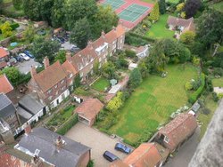 View from the top of St James' Church tower, Louth, Lincolnshire Wallpaper