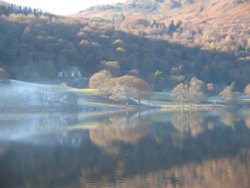 Grasmere on a cold November afternoon. Wallpaper