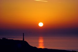 Winter Sunsets, Whitehaven, Cumbria Wallpaper