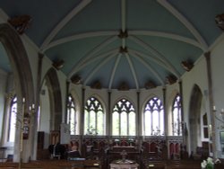 Interior St Nicholas Church, Moreton, Dorset Wallpaper