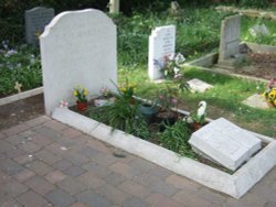 Lawrence of Arabia's grave, Moreton, Dorset Wallpaper