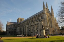 Winchester Cathedral, Winchester, Hampshire Wallpaper