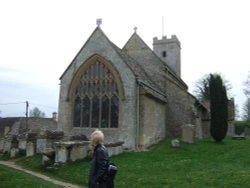 Church of St Mary, Swinbrook, Oxfordshire Wallpaper