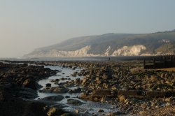 Eastbourne low tide mark Wallpaper